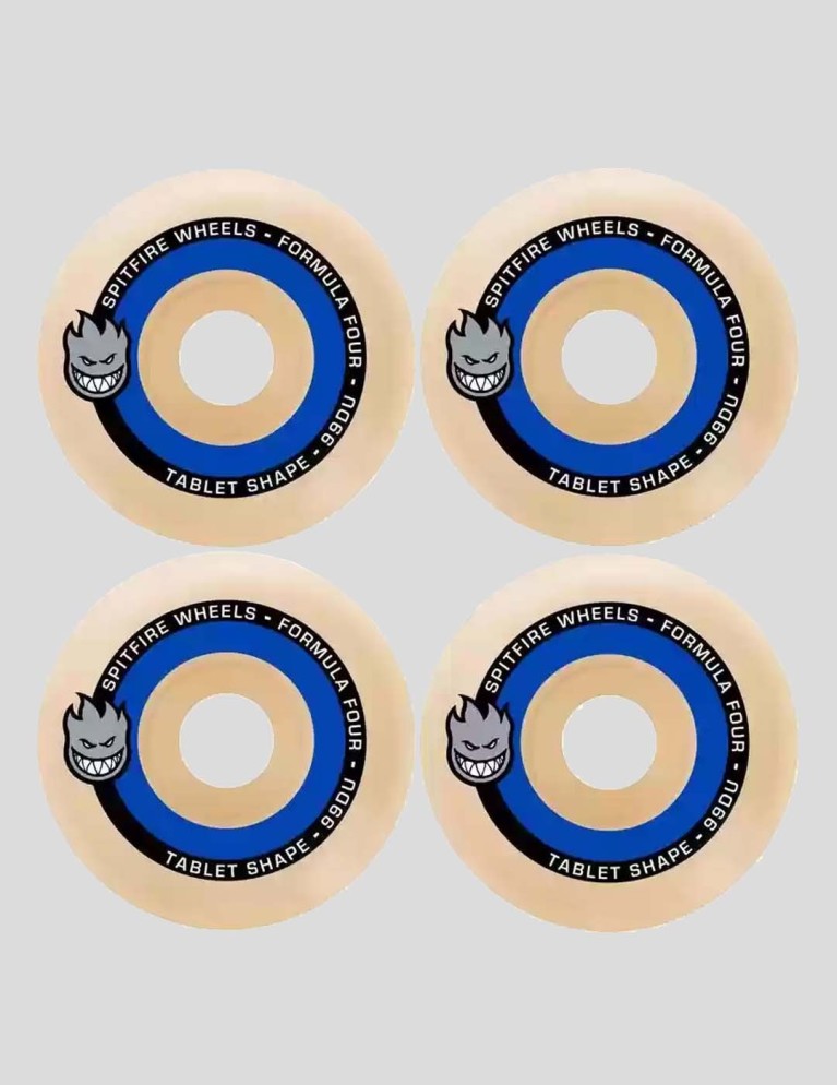 Hardware SPITFIRE f4 tablet 54mm 99a natural/blue